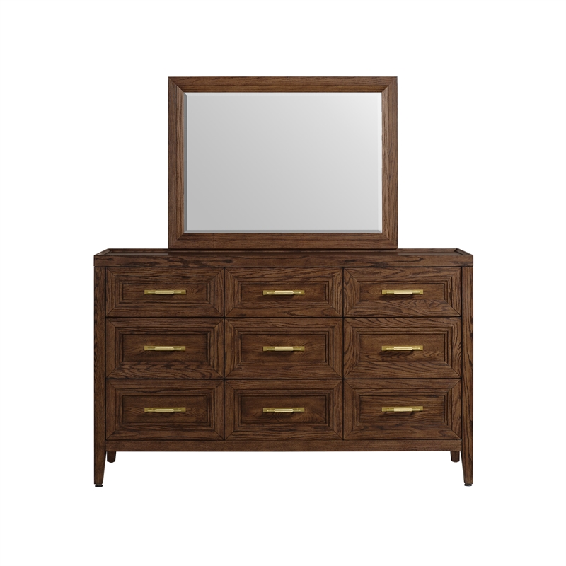Intercon Marlow Bedroom Mirror in Sable Brown