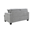 Intercon Baldwin Loveseat with 2 Pillows in Dalton Graphite