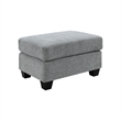 Intercon Baldwin Ottoman in Dalton Graphite