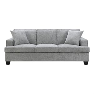 Intercon Baldwin Sofa with 2 Pillows in Dalton Graphite