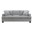 Intercon Baldwin Sofa with 2 Pillows in Dalton Graphite