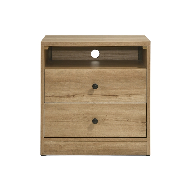 Intercon Vega Nightstand in Natural Nutmeg