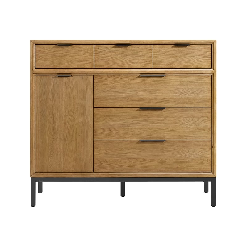 Intercon Newport Gentleman's Chest in Natural Oak