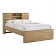 Intercon Vega Full Bookcase Bed in Natural Nutmeg