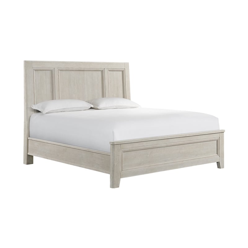 Intercon Carlson King Bed in Washed Linen