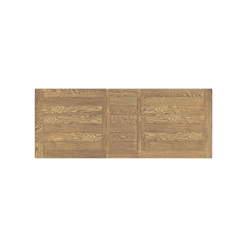 Intercon Hendricks Trestle Table in Rustic Wheat and Raven