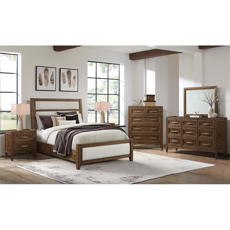 Intercon Marlow Queen Bed in Sable Brown