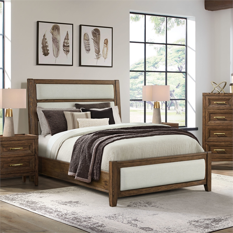 Intercon Marlow Queen Bed in Sable Brown