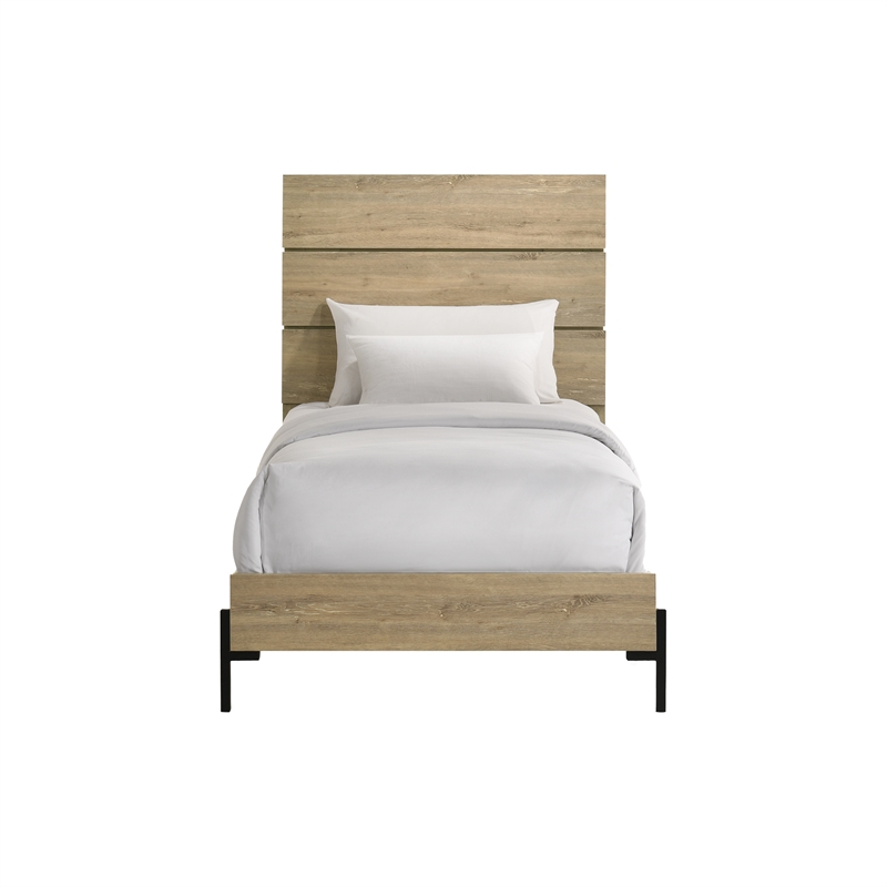 Intercon Newhall Twin Bed in Vintage Oak