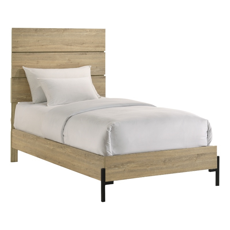Intercon Newhall Twin Bed in Vintage Oak