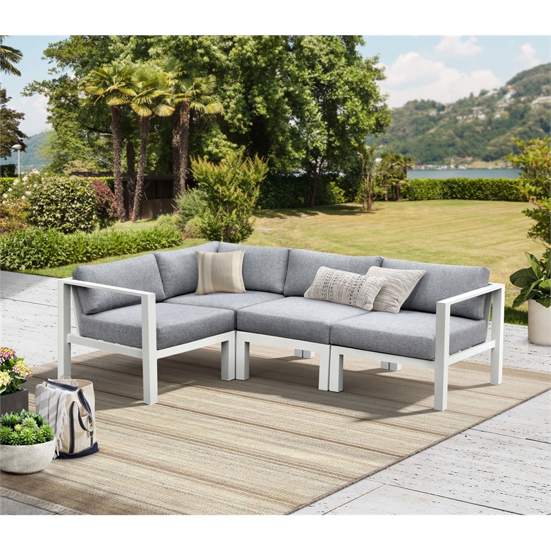 Intercon Nash Outdoor Seating in Buff 4 Piece Kit