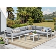 Intercon Nash Outdoor Seating in Buff 6 Piece Kit
