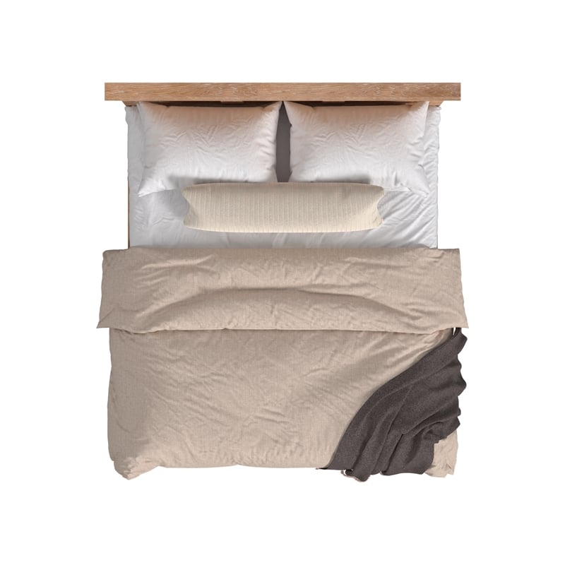 Intercon San Mateo King Storage Bed in Wheat
