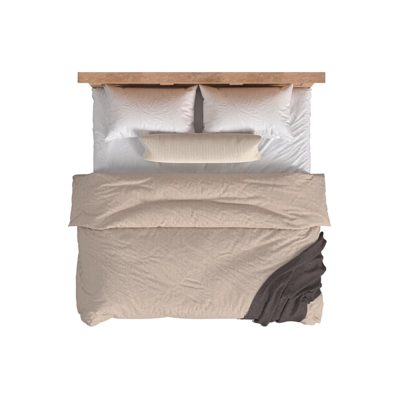 Intercon San Mateo King Standard Bed in Wheat