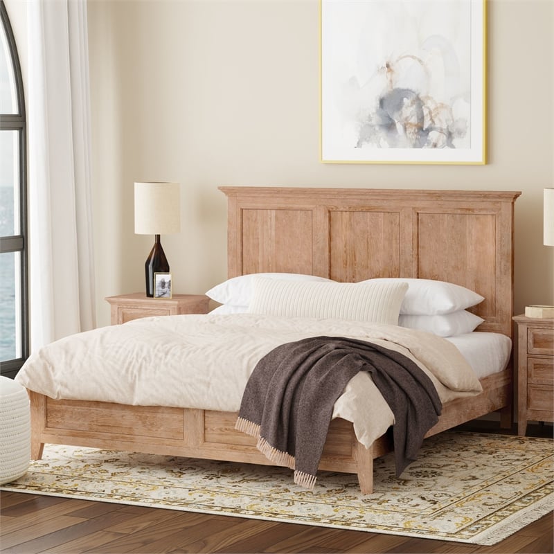Intercon San Mateo King Standard Bed in Wheat