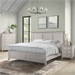 Intercon San Mateo Queen Standard Bed in Rustic White