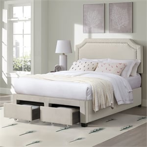 Intercon Tropic Youth Full Storage Bed in Beige