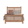 Intercon Oak Park Queen Slat Bed in Taupe