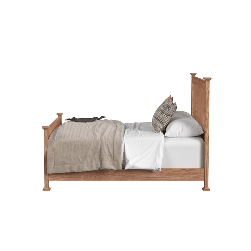 Intercon Oak Park King Slat Bed in Taupe