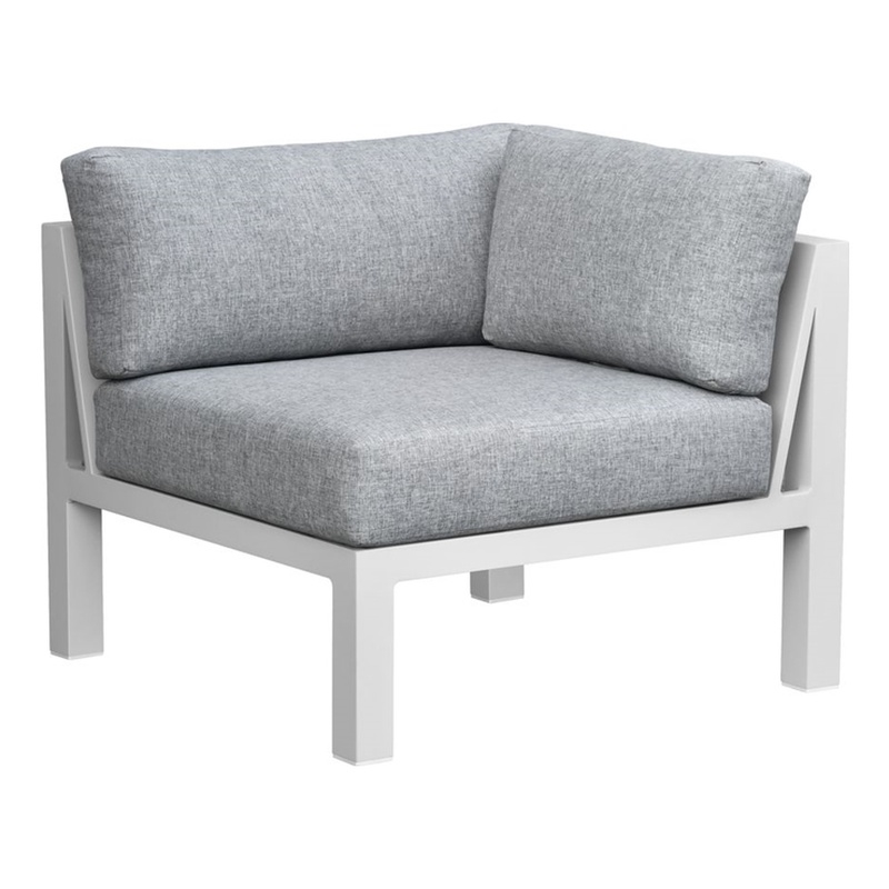 Intercon Nash Outdoor Seating 34 Corner Sofa in Buff