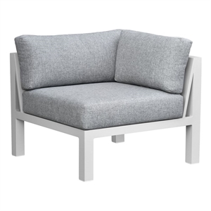 Intercon Nash Outdoor Seating 34 Corner Sofa in Buff