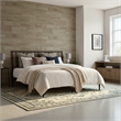 Intercon Transitional King Metal Bed in Matte Black