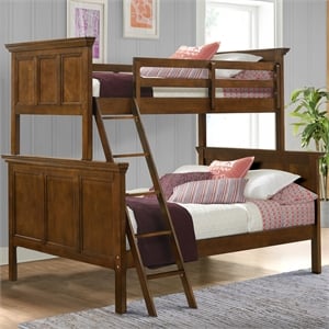 Intercon San Mateo Youth Twin over Full Bunk Bed in Tuscan