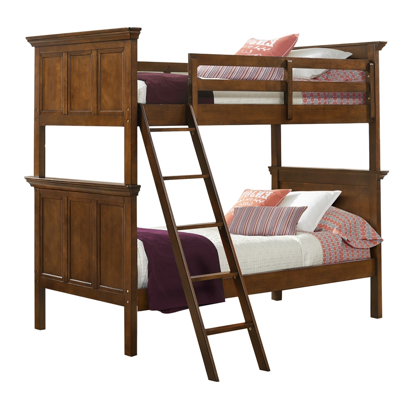 Intercon San Mateo Youth Twin over Twin Bunk Bed in Tuscan