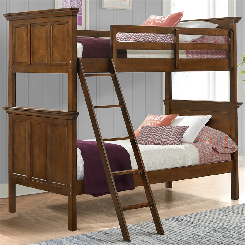 Intercon San Mateo Youth Twin over Twin Bunk Bed in Tuscan