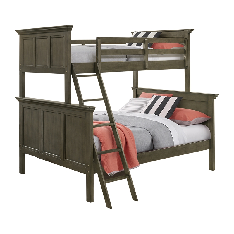 Intercon San Mateo Youth Twin over Full Bunk Bed in Gray