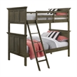 Intercon San Mateo Youth Twin over Twin Bunk Bed in Gray