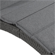 Muse & Lounge Co. Fields Outdoor Chaise Lounge in Gray PE Wicker / Rattan