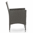 Muse & Lounge Co. Fields 3-Piece Bistro Set in Gray PE Wicker / Rattan