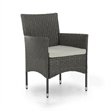 Muse & Lounge Co. Fields 3-Piece Bistro Set in Gray PE Wicker / Rattan