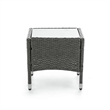 Muse & Lounge Co. Fields 3-Piece Bistro Set in Gray PE Wicker / Rattan