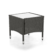 Muse & Lounge Co. Fields 3-Piece Bistro Set in Gray PE Wicker / Rattan