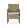 Muse & Lounge Co. Fields 3-Piece Bistro Set in Natural PE Wicker / Rattan