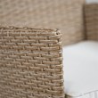 Muse & Lounge Co. Fields 3-Piece Bistro Set in Natural PE Wicker / Rattan