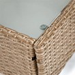 Muse & Lounge Co. Fields 3-Piece Bistro Set in Natural PE Wicker / Rattan
