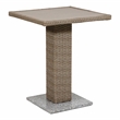Muse & Lounge Co. Makan Outdoor Patio PE Wicker / Rattan Bistro Table in Natural