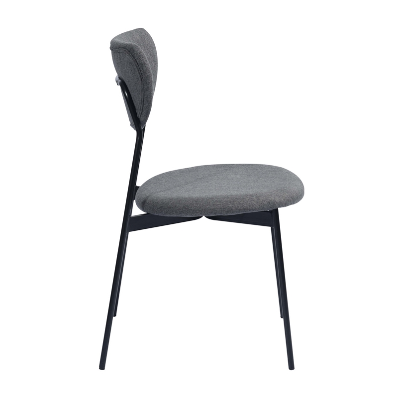 Homycasa Fabric Upholstered Dining Chairs (Set of 2)