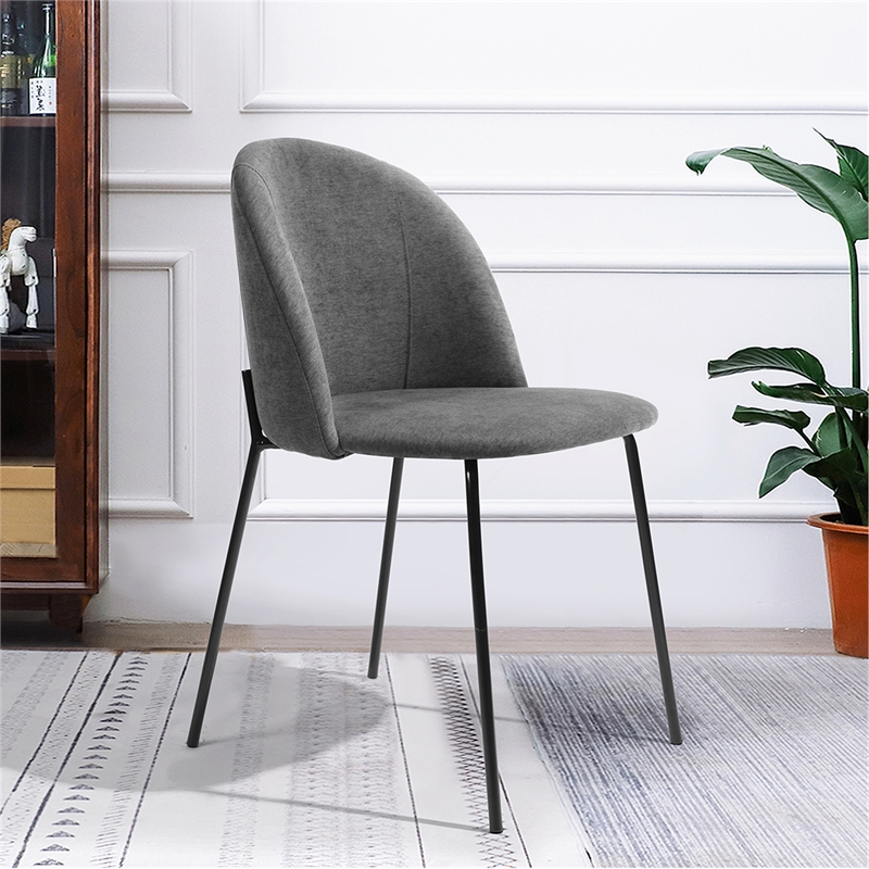 Homycasa Fabric Dining Chairs (Set of 2)