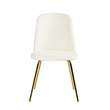 Homycasa Velvet Side Chair Set of 2