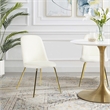 Homycasa Velvet Side Chair Set of 2