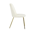 Homycasa Velvet Side Chair Set of 2