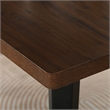 Homycasa 63in Dining Table-Dark Brown