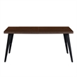 Homycasa 63in Dining Table-Dark Brown