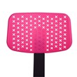 Homycasa Ergonomic Plastic Chair with Adjustable Height-Pink Backrest