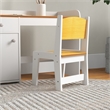 Homycasa Kids Desk and Chair Set with Storage Drawer-White Engineered wood