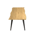 Homycasa Dining Table MDF Wave Edge Writing Home Office Desk Oak